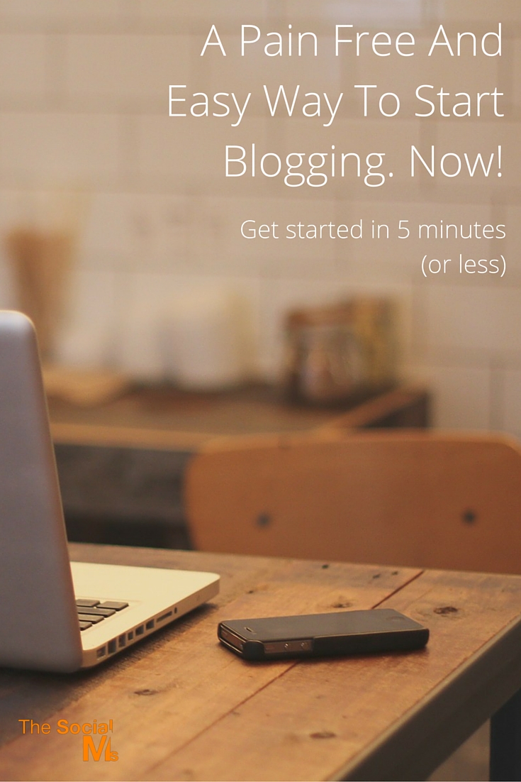 Start Blogging. Now!
