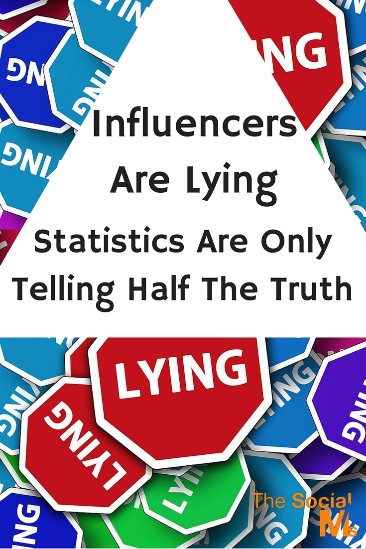 In Social Media: Influencers Are Lying: Statistics represent some kind of average. Without more data statistics can and should not be more than a first indicator for your social media strategy.