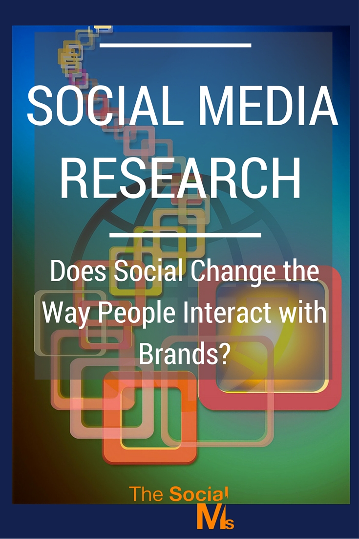 Hubspot social media research how Social Media changes the way people interact with brands. These changes seem rather insignificant.