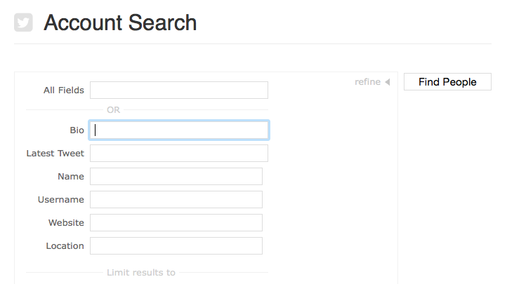 Manageflitter Search