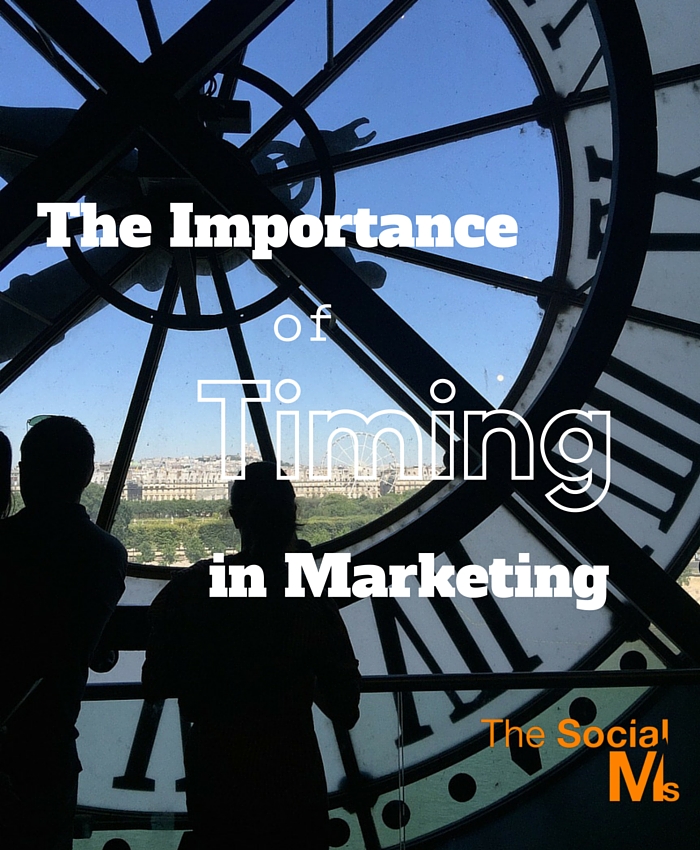 In marketing the right timing is crucial. If a marketing path does not allow for optimizing the timing, it might not be as beneficial as it seemed.