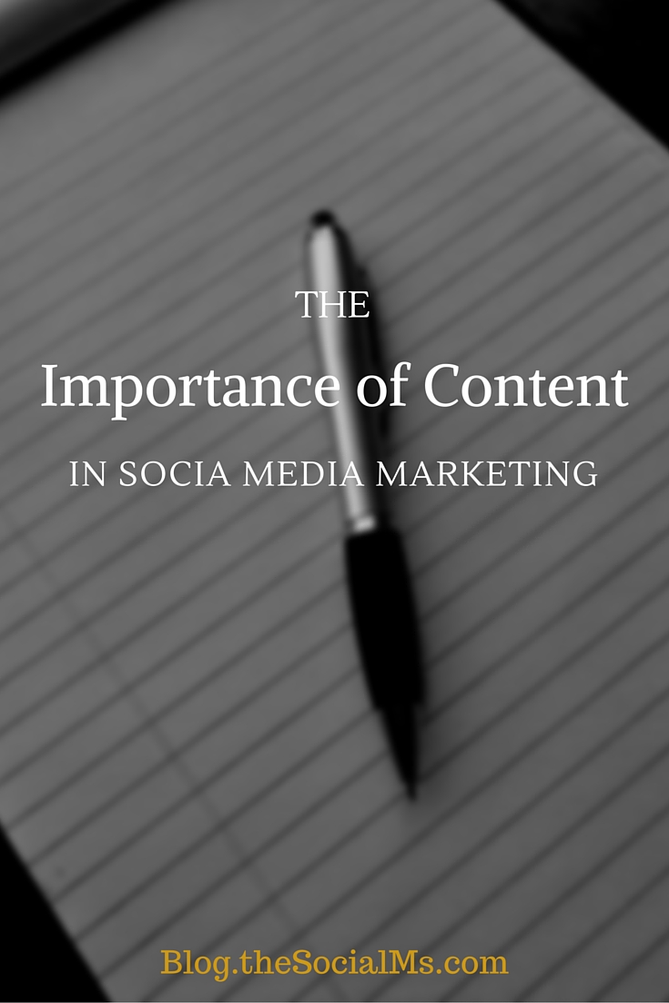 Content in Social Media Marketing: Without content your social media marketing is doomed to fail. Successful social media marketing needs a lot of content.