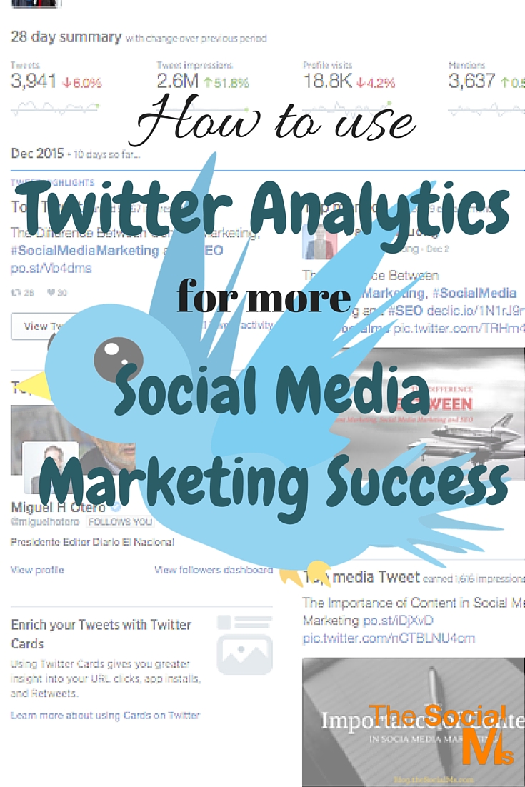 Success on Twitter is not always straight forward. Twitter Analytics help to decide if you are on the right track and what you can and should change. Twitter marketing tips, how to use twitter analytics