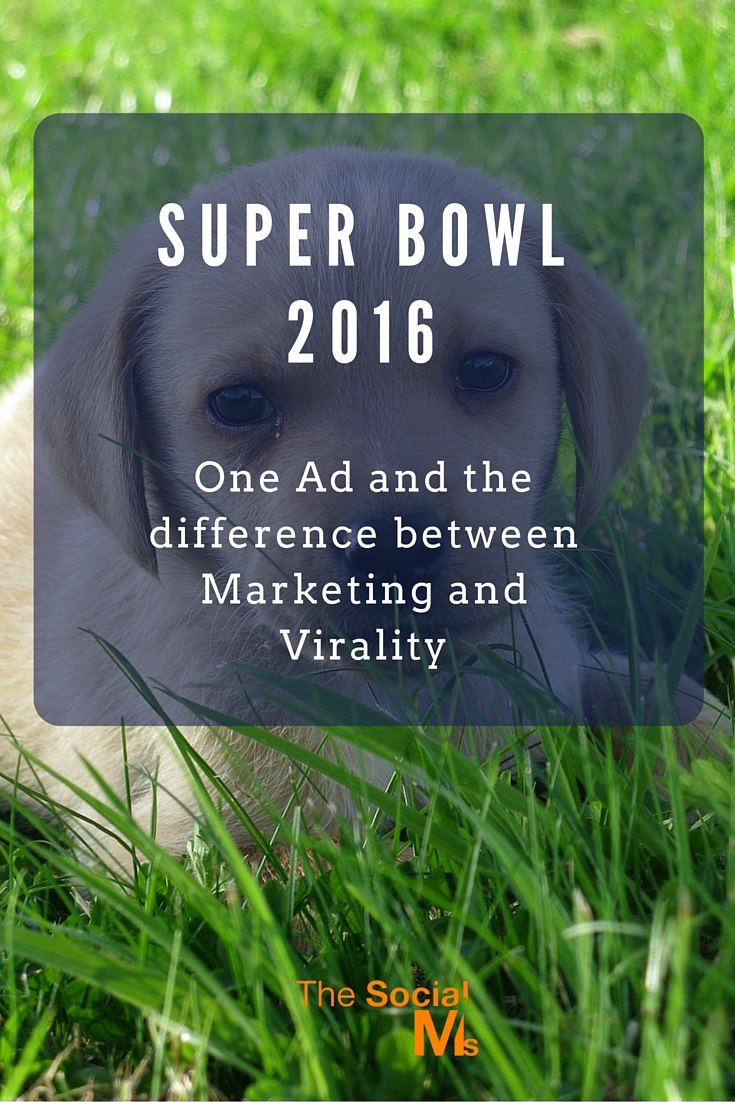 It’s that time of year again. Super Bowl 2016. And here is what the Super Bowl ads can tell about the difference between marketing and virality.