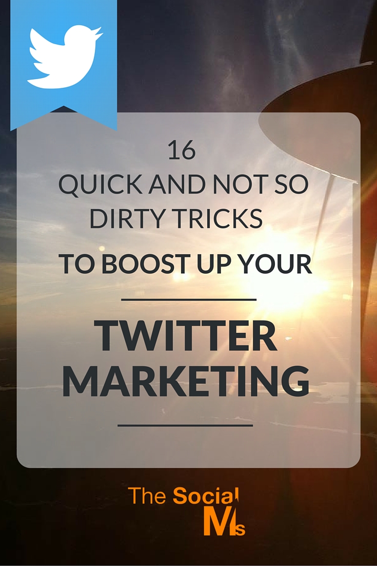 Twitter is a very effective social networks for marketing purposes. To get more out of your Twitter marketing, there are endless ways of optimizing.