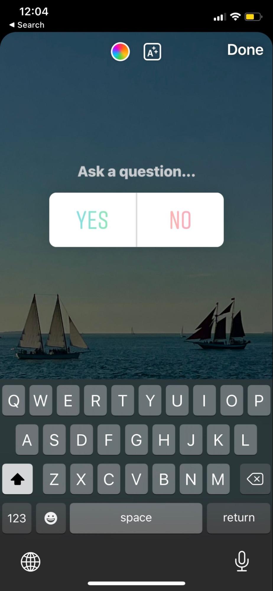 poll your Instagram followers right inside a story