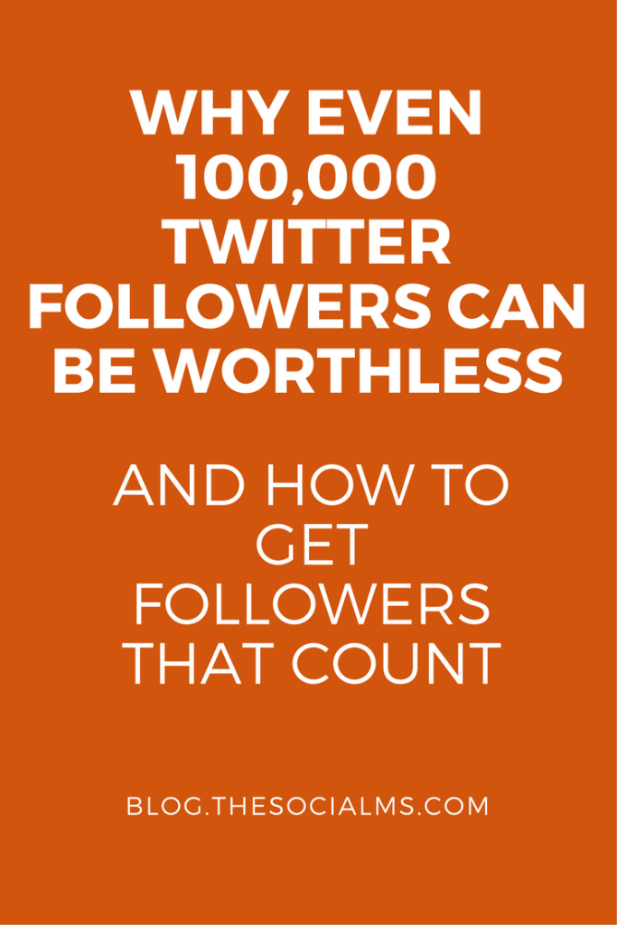 Having 20,000 Twitter followers might be good for bragging at university – but they are worth near to nothing in the real world if they are so off target.