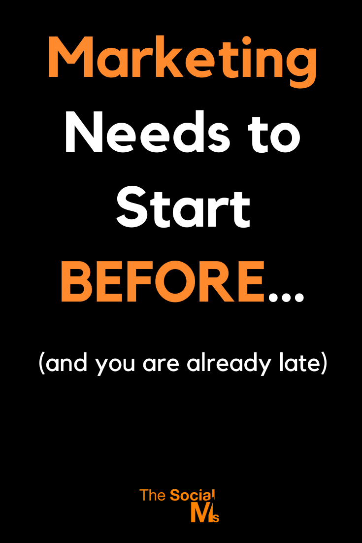 Marketing cannot start too early. Chances are high that you are already late to the game. Don't miss any more time to build your growth. #onlinebusiness #digitalmarketing #marketingstrategy #bloggingtips