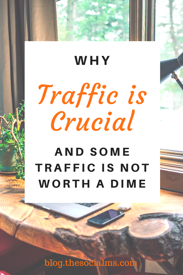 Without traffic you cannot have online success but some traffic is not worth anything while some traffic can solve all your marketing problems. Here is why #blogtraffic #trafficgeneration #digitalmarketing #marketingsuccess