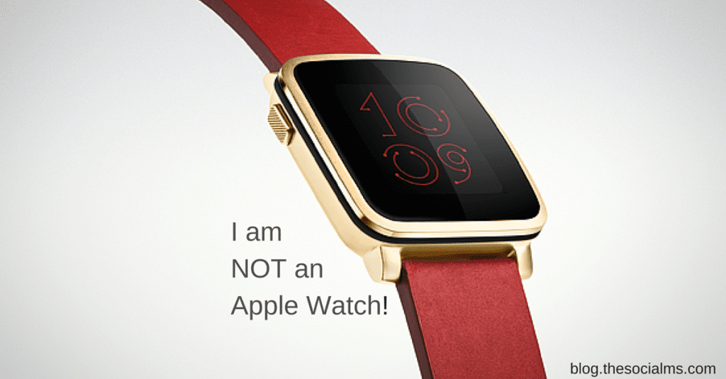 Pebble: No Apple Watch