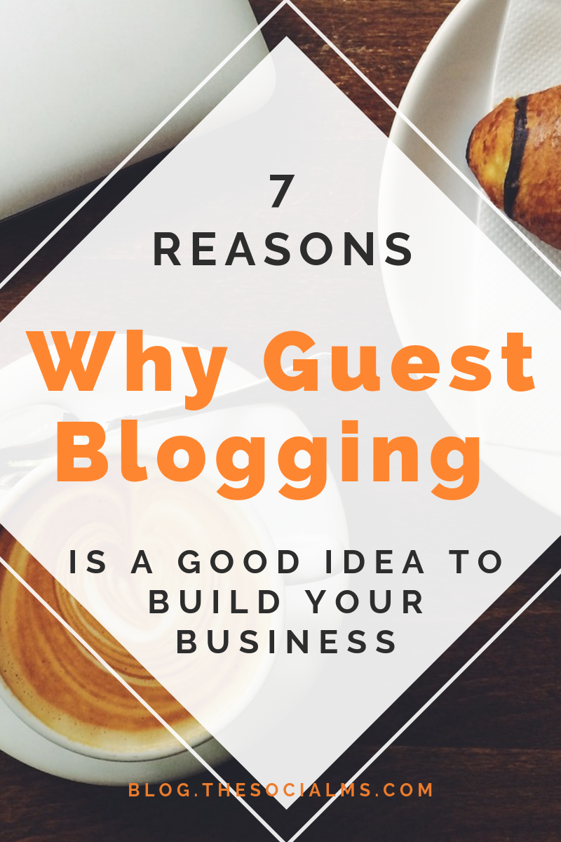 There are many advantages of including guest blogging into your online marketing strategy. Your own business can profit from writing articles for other blogs. Here are reasons, why guest blogging is a good idea for marketing your business