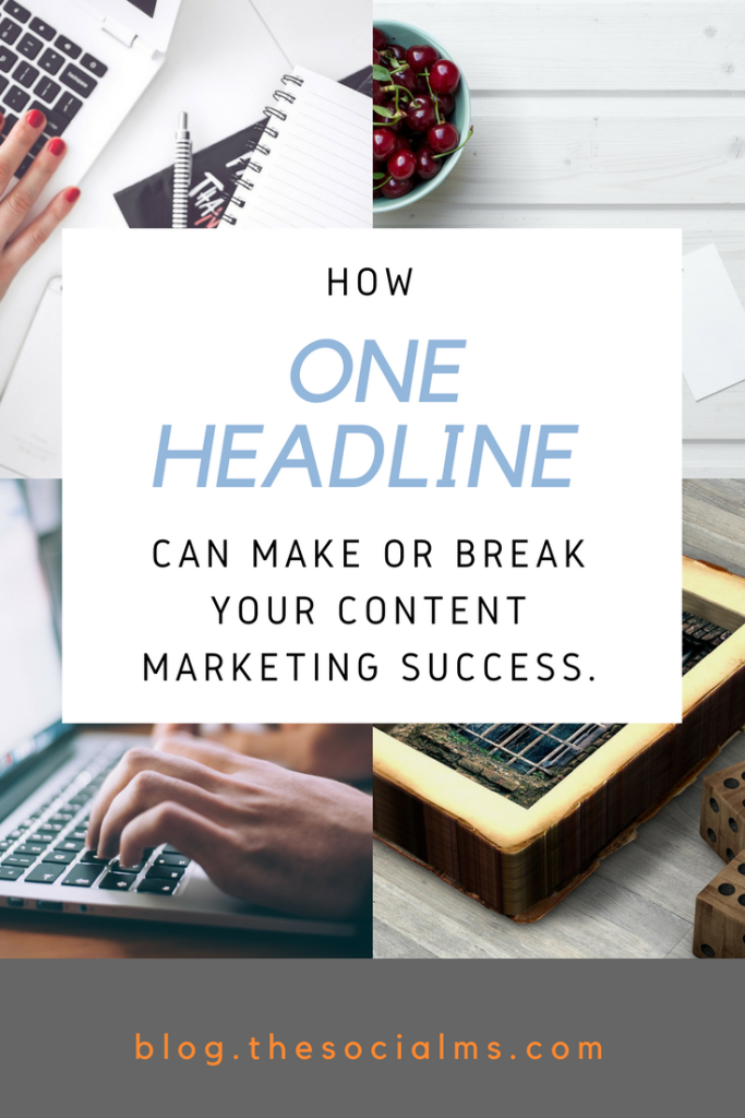 One headline can make all the difference between huge success and total failure. Your headlines have tremendous power. Here is to get them right!