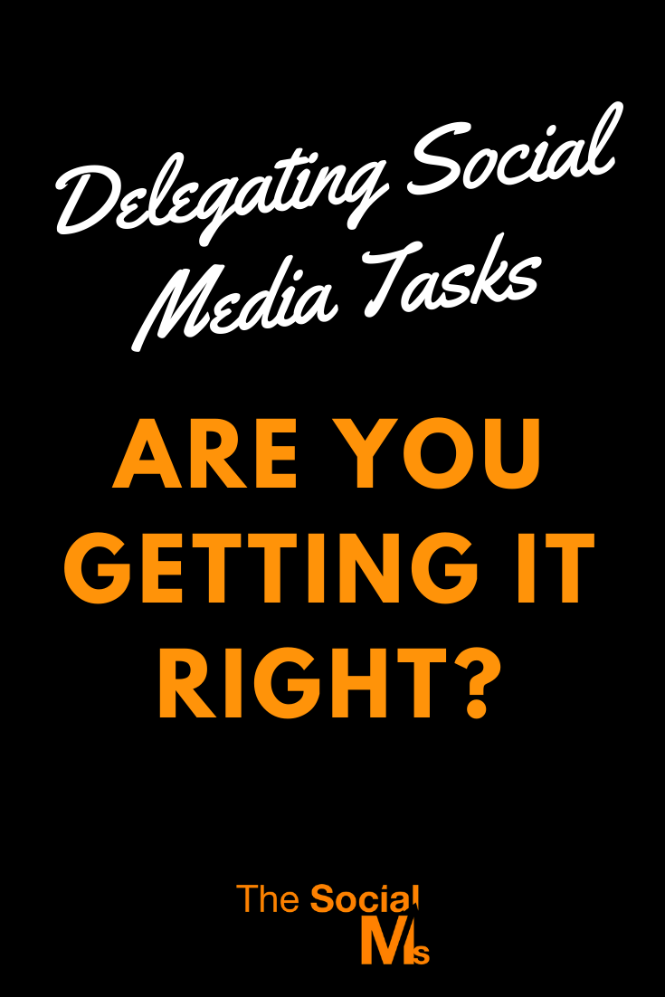 As an entrepreneur you will come to a point where you cannot do all by yourself. You will need to start delegating some tasks. But there is an awful lot that can go wrong with delegation of social media tasks. #socialmedia #socialmediatips #entrepreneurship #startupmarketing #smallbusinessmarketing #socialmediamarketing #onlinebusiness