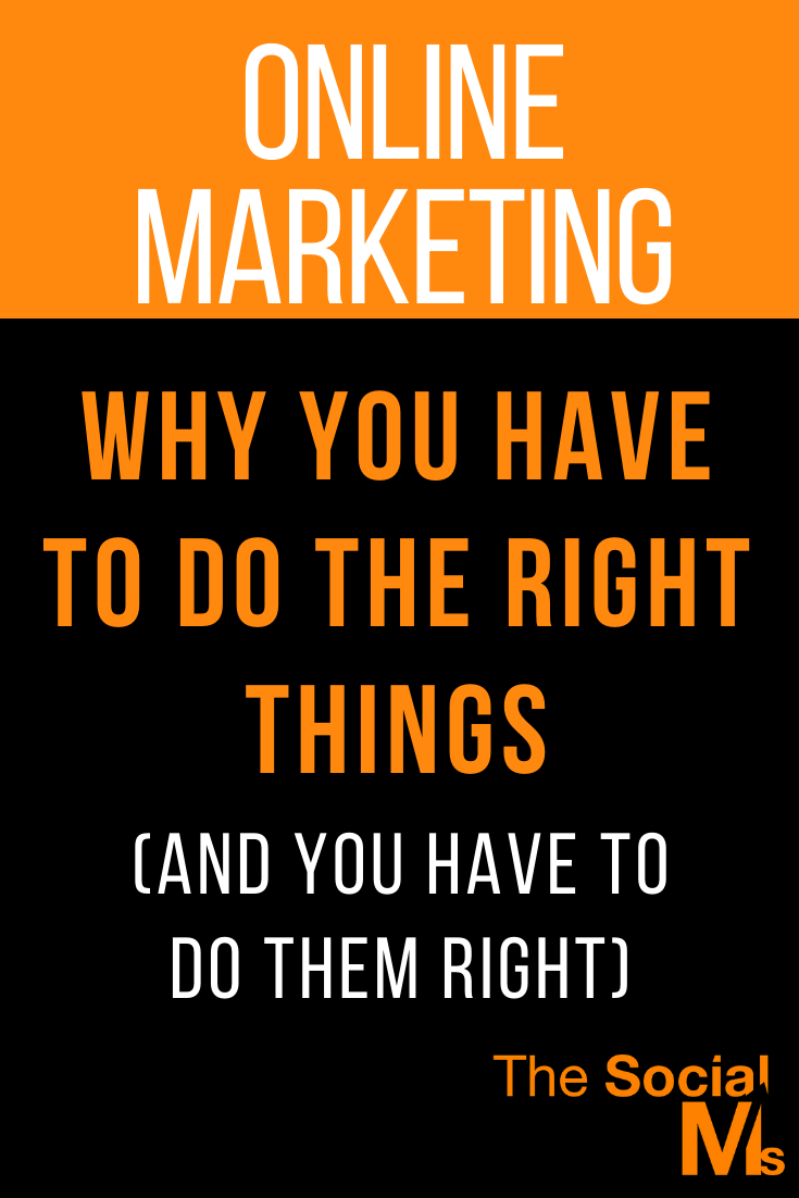 Most of the time it is not that a method or concept does not work at all. It is that it does not work in the way it is used and that someone has not figured out how a certain marketing method can work for his/her special case (yet). You don't just have to do things, you have to do them right! Here is why. #smallbusinessmarketing #startupmarketing #onlinebusiness #marketingstrategy #onlinemarketing