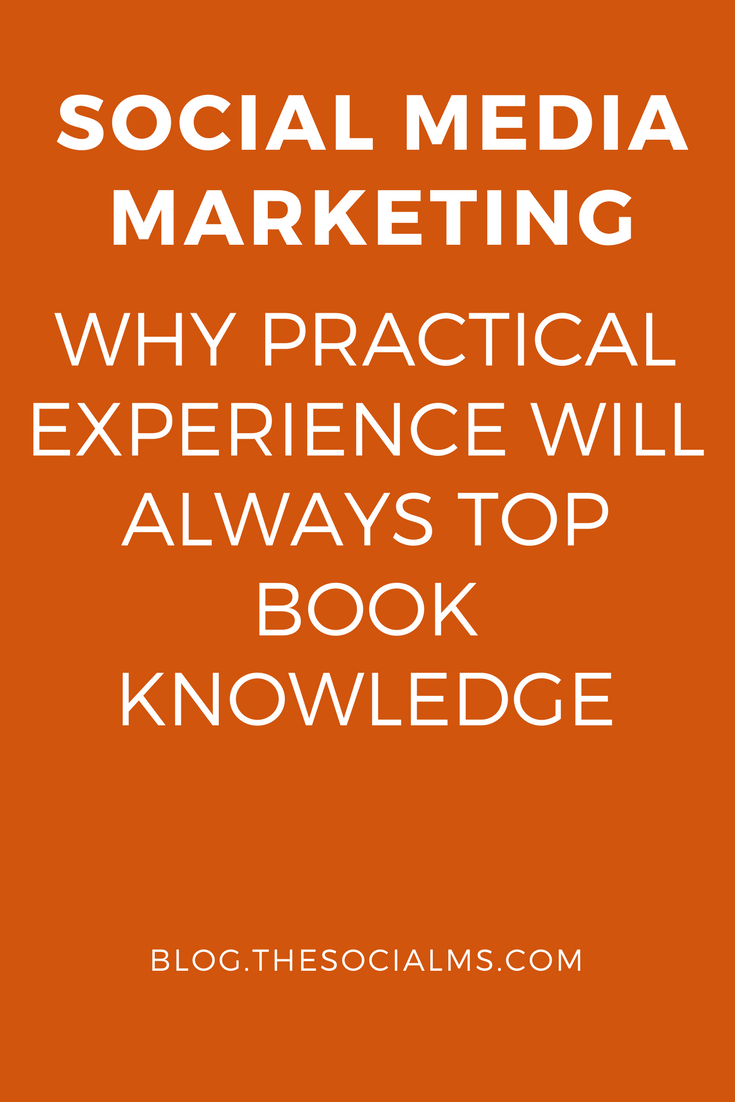 In Social Media Marketing experience counts more than book knowledge. Following best practices and rules may not yield the results you seek.