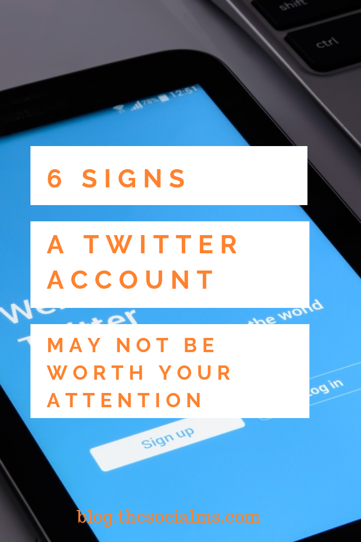 There are millions of people on Twitter. Some of them are worth to connect to and others you rather do not want on your list of friends and followers. Here is what to look for in a Twitter account you want to follow. #twitter #twitterstrategy #twittertips #twittermarketing #socialmedia #socialmediatips #socialmediamarketing #socialmediastrategy