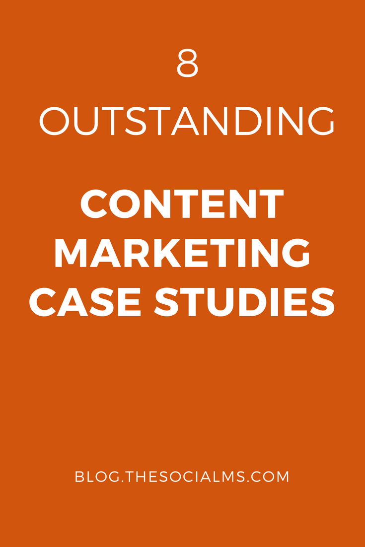 Here are 8 content marketing case studies to show you a variety of goals, strategies, and achievements you should consider for your own content marketing - content marketing strategy, content marketing tips, blogging tips, blog strategy