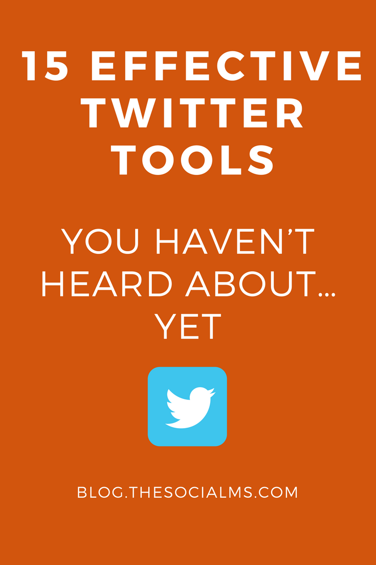 There are so many tools to help you get the most out of your efforts on Twitter. Here are 15 effective Twitter tools that you probably do not know yet. Twitter marketing tips, social media marketing tips