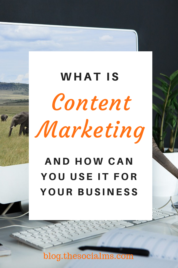 are you sure you know what content marketing is? Do you know how you can use it for your business? #contentmarketing #smallbusinessmarketing