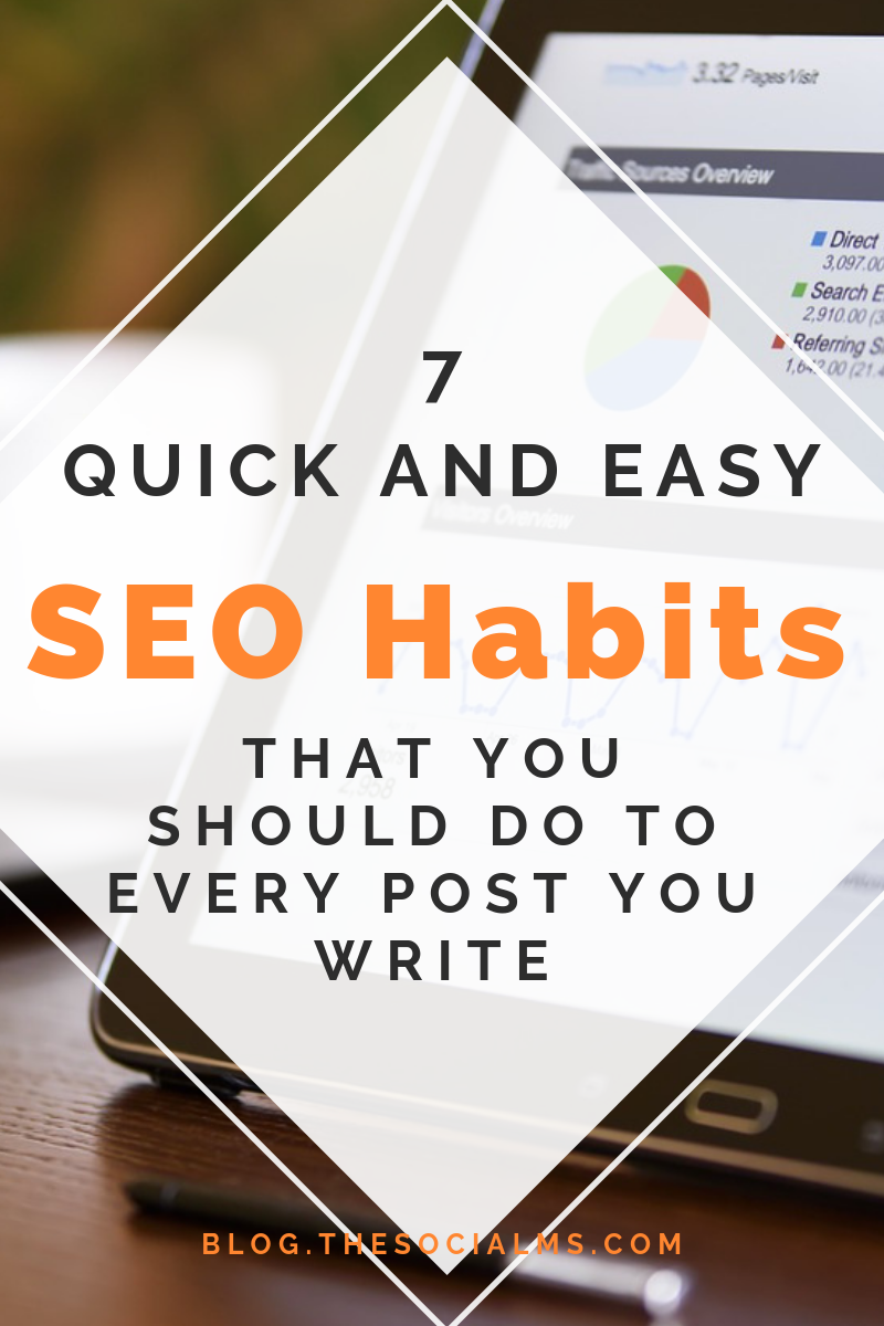 If you are looking for blogging success, you need to consider SEO for every blog post you create. Here are seven painless SEO steps for your content creation process that will up your SEO performance. These SEO tips will easily increase your search rankings and blog traffic from Google. #seo #searchengineoptimization #googlesearch #blogtraffic #seotips 