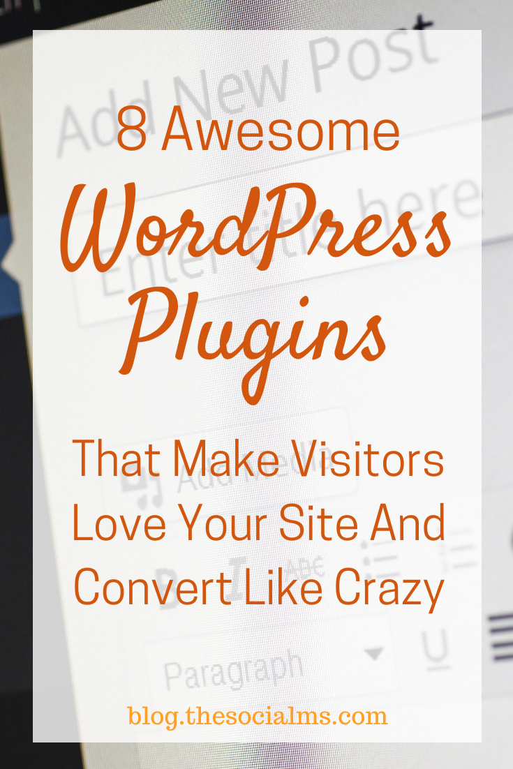 plugins are often free and although they might seem simple at first, they have the power to save you huge amounts of time and money - and make your marketing processes more efficient. Here are 8 crazy value WordPress plugins you never knew existed. #wordpress #plugins #wordpressplugins #bloggingtools #bloggingtips