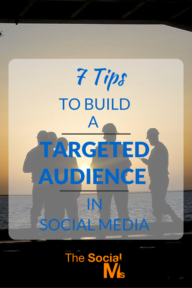Without an audience, your social media activity is likely to get very frustrating. But you have the power to actively grow a targeted audience.
