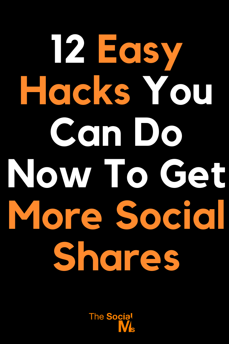 There are endless options to optimize content, layout and social accounts to get more social shares. Here are 12 tips to get more shares from social media. Earning more social shares is the key to more social traffic. #blogtraffic #socialmediatips #socialmediastrategy #socialmediatraffic