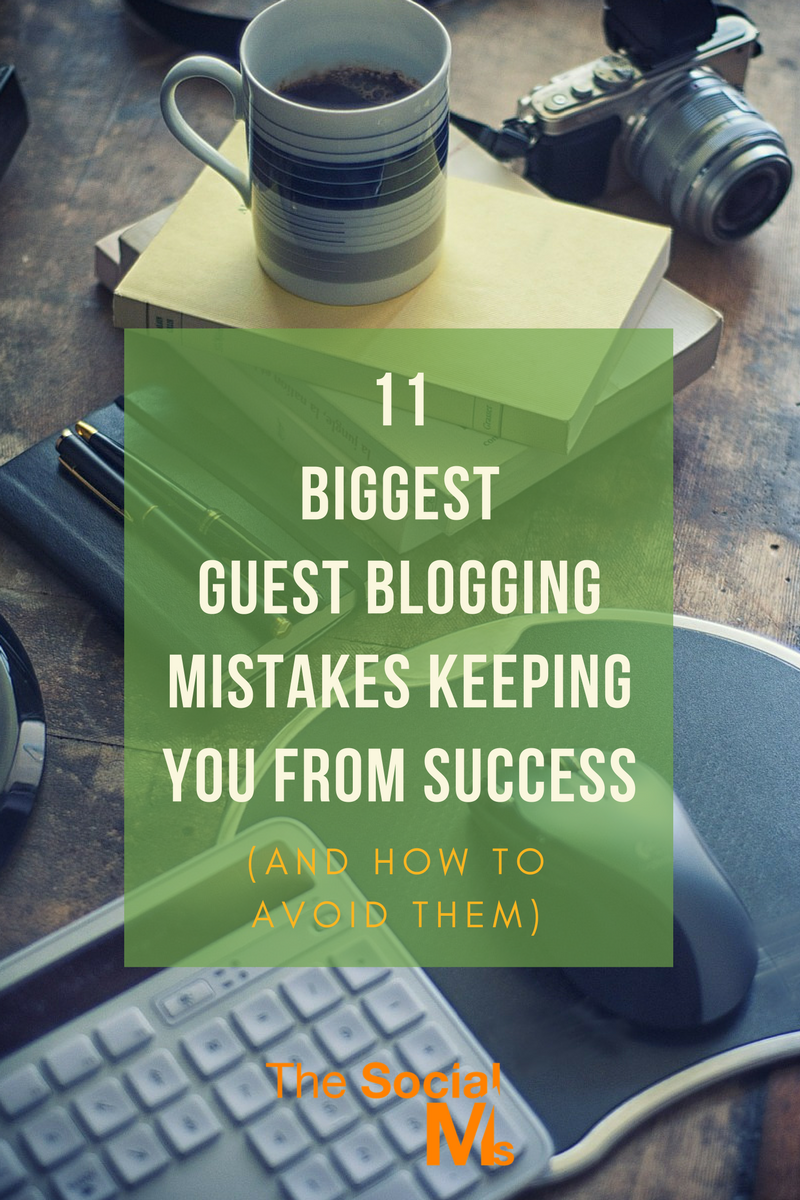 There is more to guest blogging than getting a post published on another blog. Seemingly small guest blogging mistakes lead to frustration and failure.