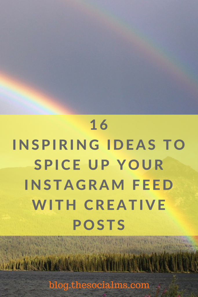 For optimal success on Instagram, the right mix of different updates often works best. Here are some suggestions for creative Instagram post ideas.