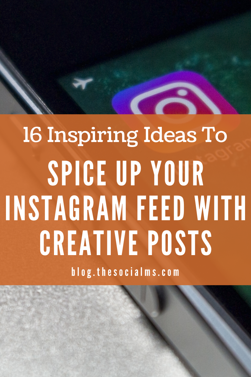 For optimal success on Instagram, the right mix of different updates often works best. Here are creative ideas for inspiring Instagram posts. #instagram #instagramtips #instagramideas #socialmedia #socialmediatips #socialmediamarketing