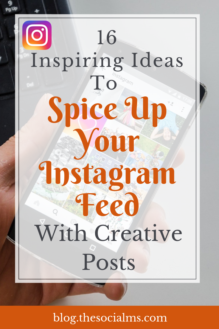For more success on Instagram, the right mix of different updates in your Instagram feed often works best. Here are some suggestions for creative Instagram post ideas to help keep your Instagram audience entertained and hooked to your Instagram. #Instagram #instagramtips #instagrammarketing #instagramfeed #instagramstrategy