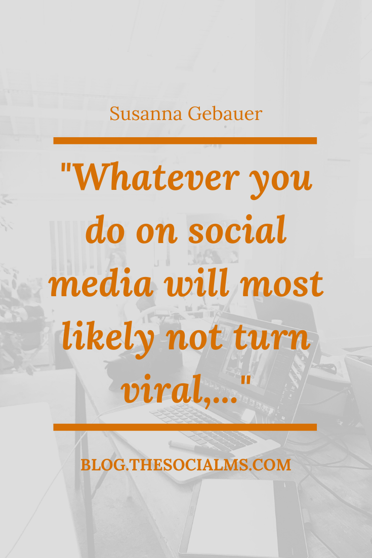 Whatever you do on social media will most likely not turn viral, because your social media accounts right now do not have the power to give your content that initial push. #socialmediamarketing #socialmediatips #socialmedia #viralmarketing