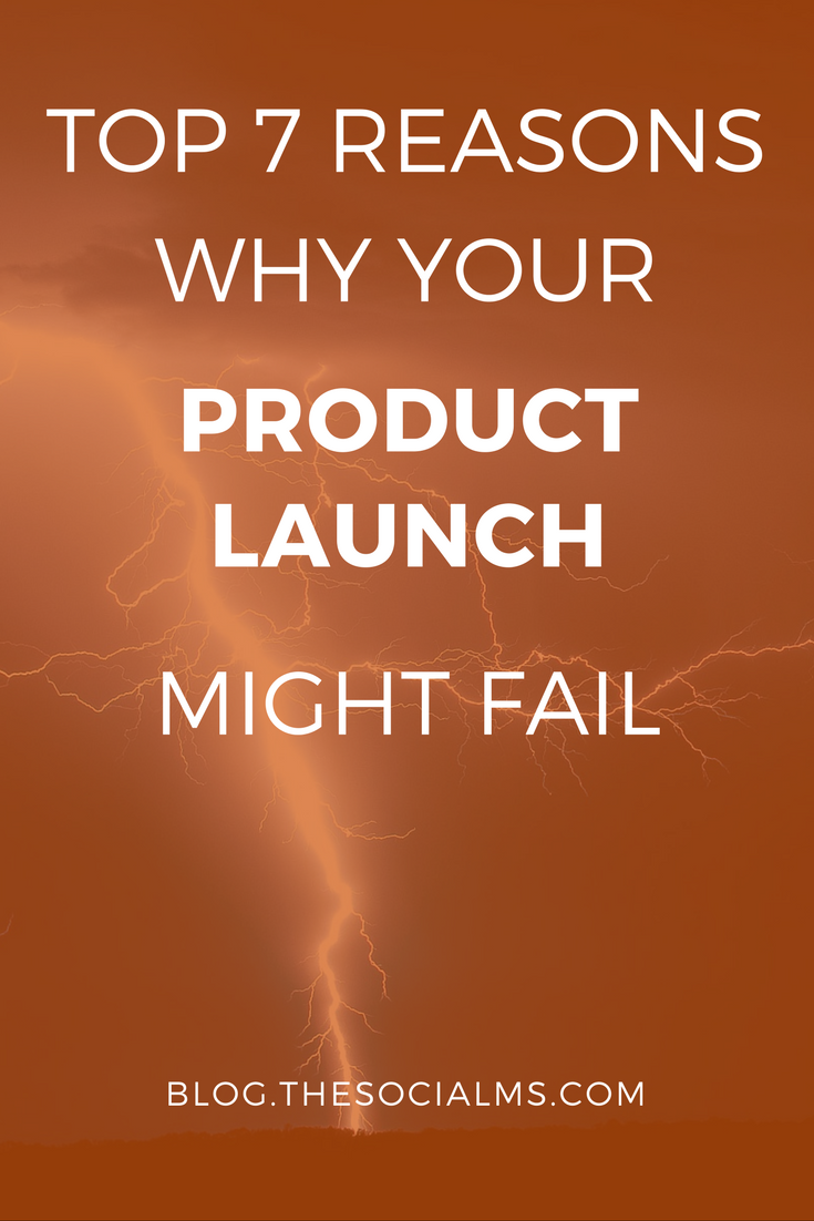 Launching your product is a high-risk bet. Most product launches in today’s marketplace fail. Here are 7 common reasons why a product launch may fail.