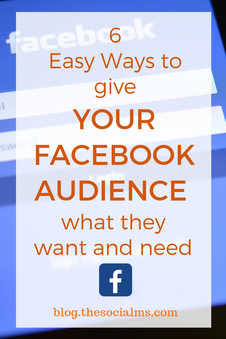 If you want to grab and hold your Facebook audience's attention, you need to satisfy their needs, and here comes a list of actionable ways to do it! You will see more Facebook marketing success if you provide something that your Facebook audience wants. You will earn more Facebook engagement and your Facebook reach will increase. #facebook #facebooktips #facebookmarketing #facebookengagement #facebookstrategy