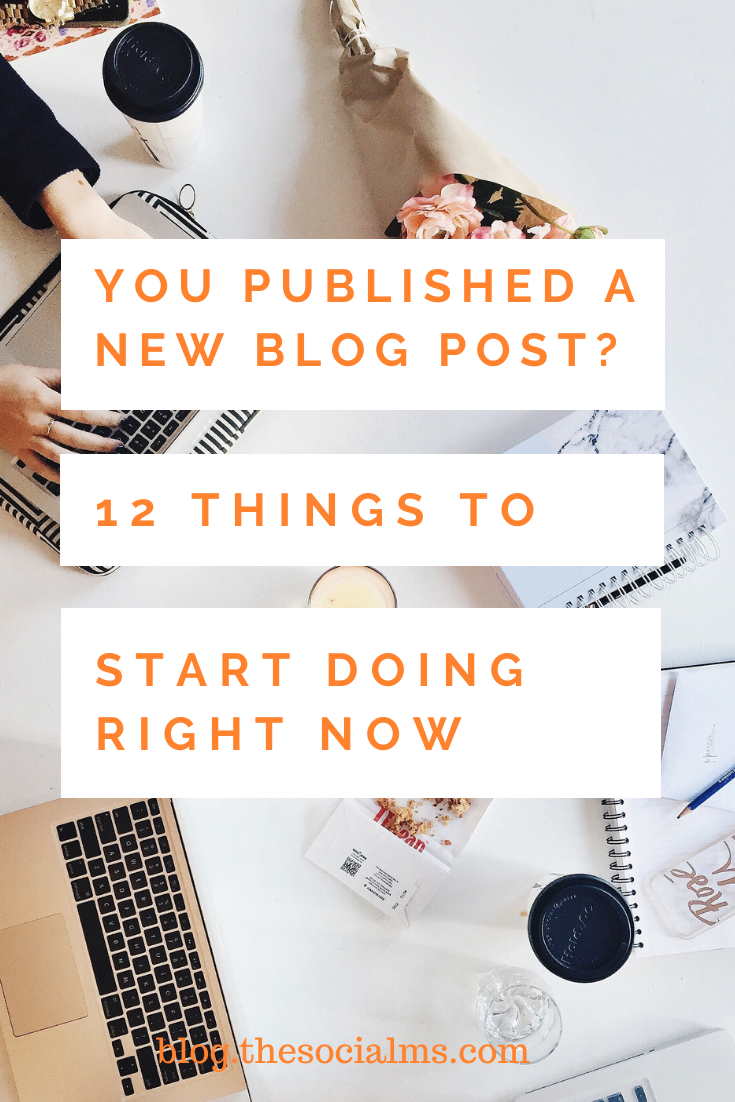 There are a couple of things you need to do directly after you publish the post. #blogpublishing #bloggingforbeginners #startablog #bloggingtips #publishablogpost #blogpost #blogcreation