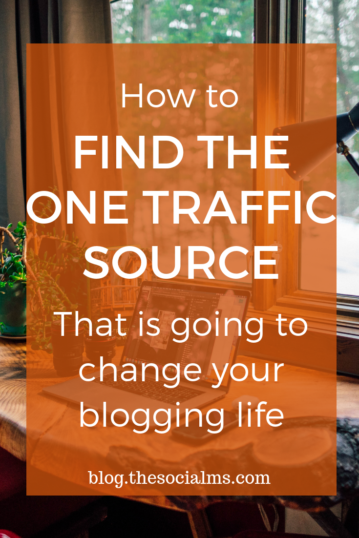 When you start blogging you need to find at least one traffic source that works for you. Here is how to find the traffic source that works for YOUR blog! ONE traffic source is going to change your blog and turn it from a blog into a business. #bloggingtips #blogtraffic #startablog #bloggingforbeginners