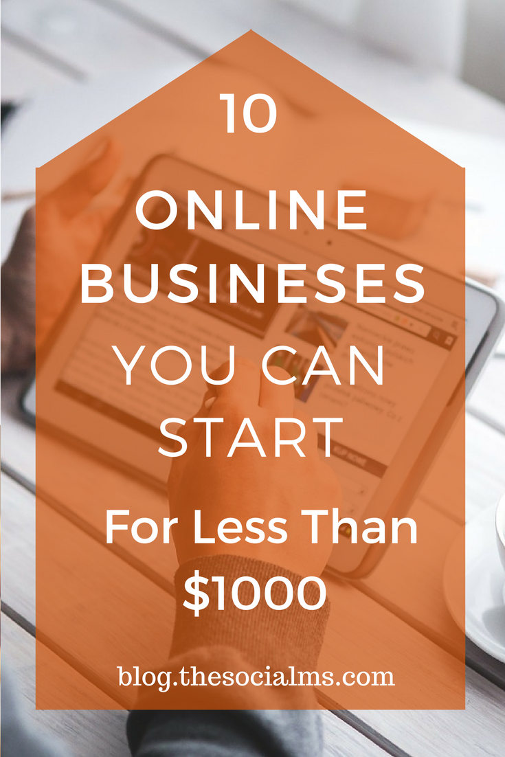 Starting a business can be expensive. Here are 10 ideas for online businesses that don't need a large upfront investment and you can start on a budget. starting an online business, business ideas