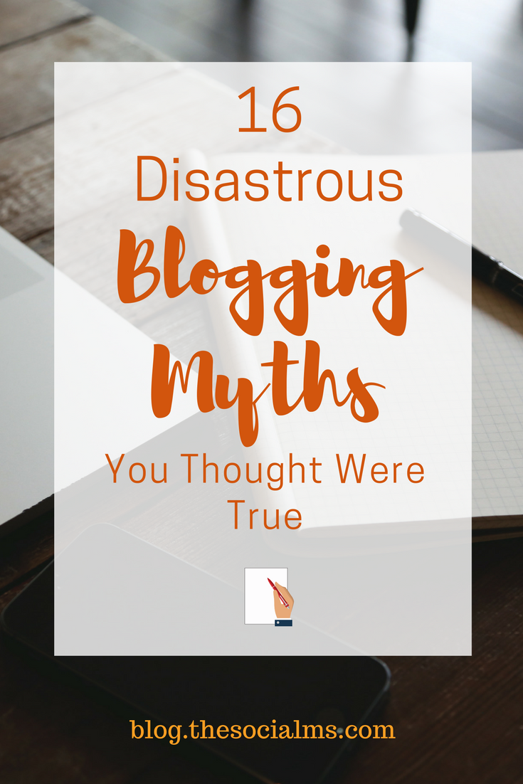 There are so many half-truths about blogging that it is really hard to know which advice is good and sound and which tips are more like blogging myths! blogging tips, blogging 101, blogging for beginners, blogging lies, lies about blogging, wrong advice about blogging