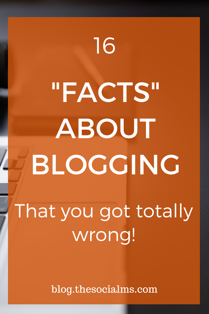 let's take a closer look at some „truth“ about blogging that you can find online and clear up some of the most disastrous blogging myths that can lead to disappointment, frustration, and blogging failure. #bloggingtips #bloggingforbeginners #startablog #blogging101