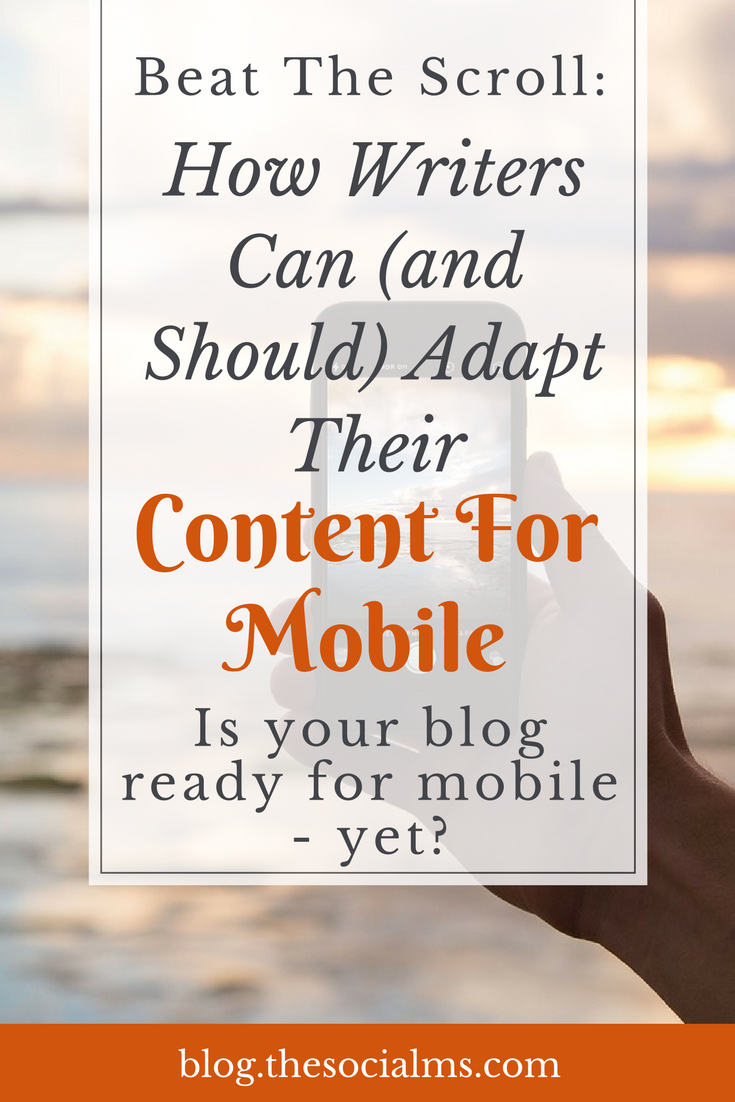 A large part of your audience is going to access your content from mobile. You need to implement mobile-friendly design and provide content for mobile. mobile marketing, mobile content, content for mobile, mobile content marketing