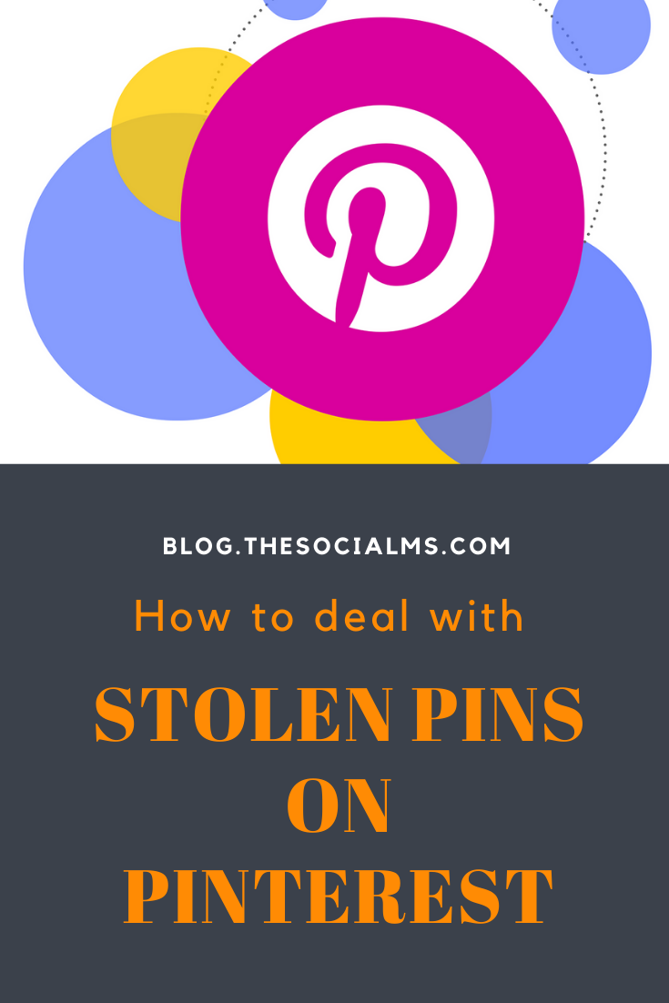 What are stolen Pins? How can you find stolen pins on Pinterest? How should you deal with stolen pins? #pinterest #pinteresttips #pinterestmarketing #pintereststrategy #socialmedia #socialmediatips #socialmediamarketing #socialmediastrategy