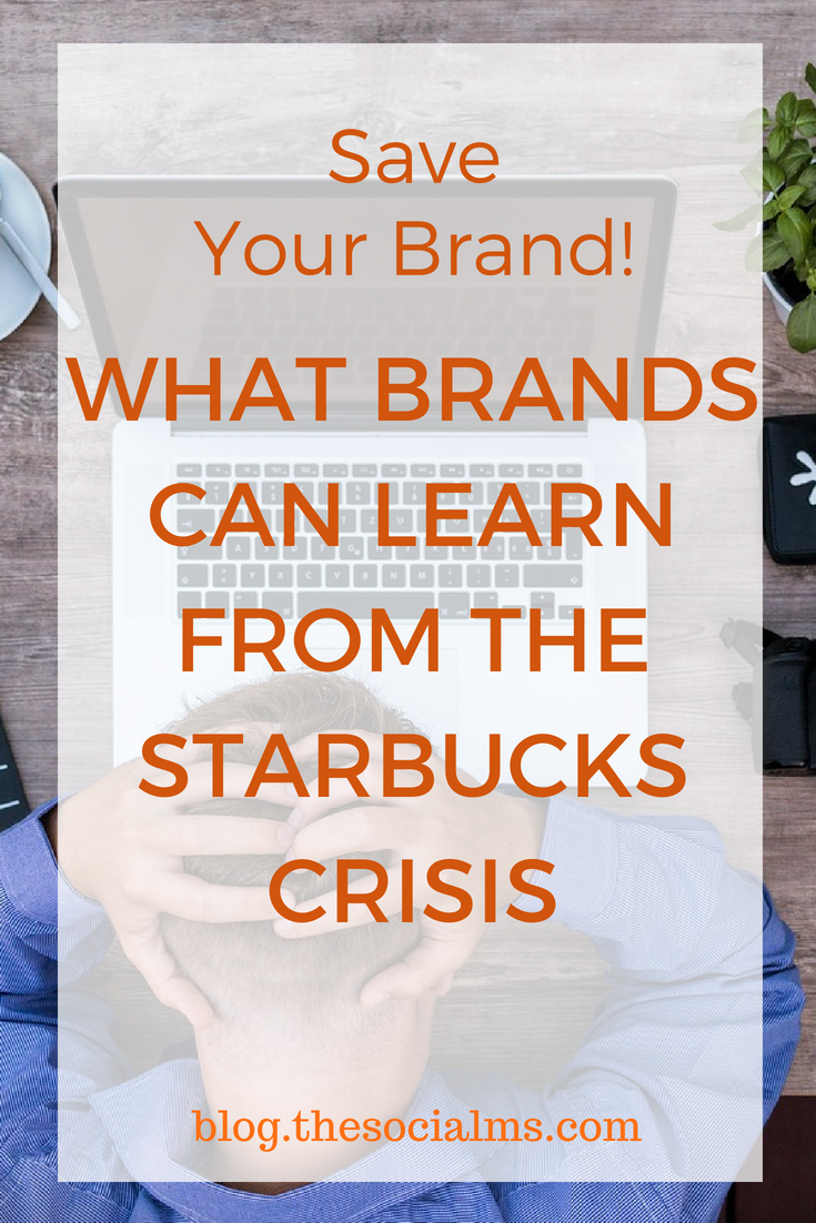 Proper crisis planning or the lack thereof can have an enormous impact on a business’s reputation. This article shows you how to deal with a crisis with a close look at the Starbucks crisis. brand crisis management, branding, brand management, reputation management #onlinebusiness #branding #brandbuilding #blogging #onlinesuccess