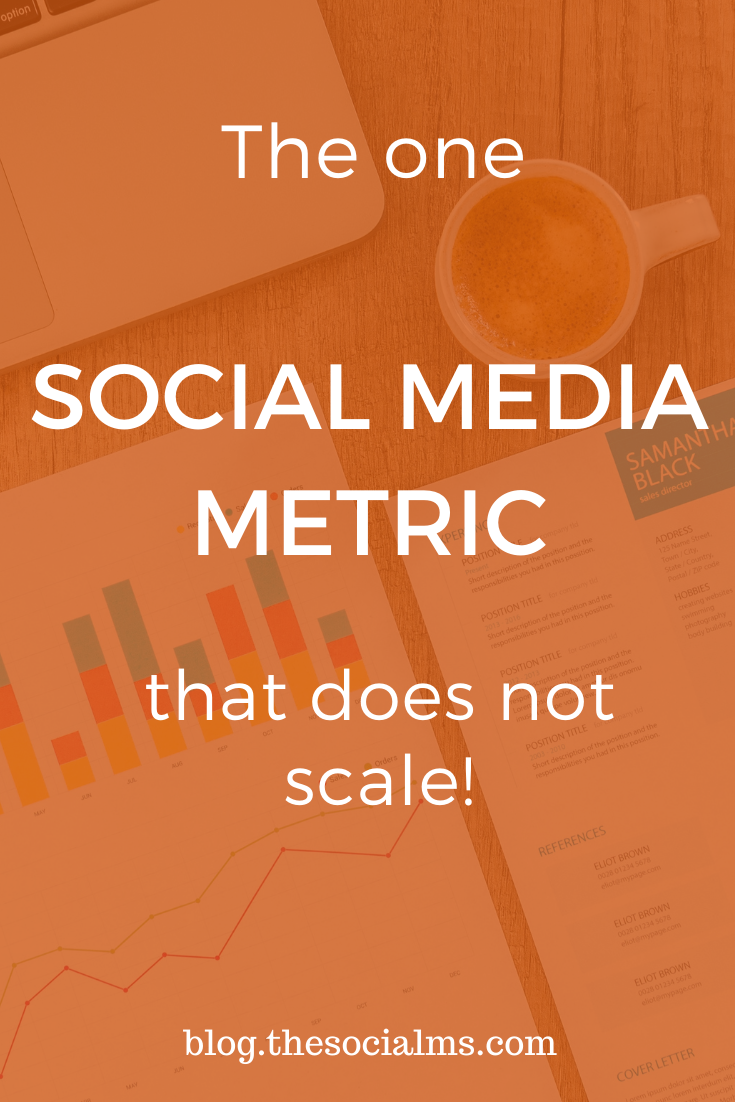 „Scaling“ is a magic word in marketing. The principle is simple: You find something that works for you and gives you a little success and then you go and try to multiply this small success into a bigger success - you „scale“ it – hopefully. So what is the social media metric that does not follow this concept of scaling? #socialmedia #socialmediamarketing #socialmediatips