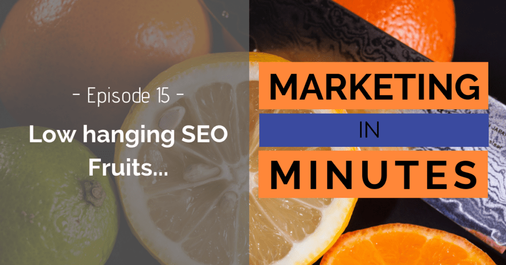 Marketing in Minutes Simple SEO Optimizations