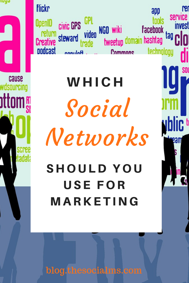 here are 4 things to consider when you choose which social networks you will use in your marketing strategy. #socialmediamarketing #socialnetworks #socialmediatips #socialmediastrategy #socialmedia