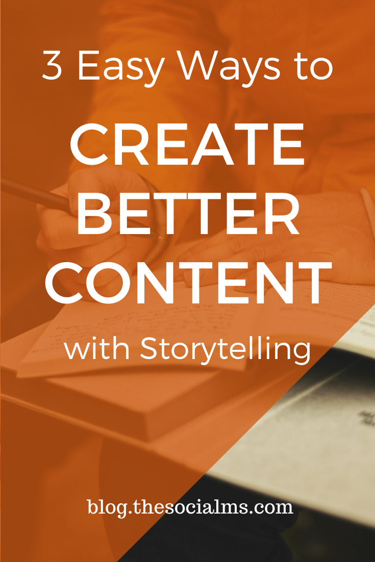 Storytelling can let your content stand out, it makes your content connect with your readers, and it will generate better engagement, traffic, and eventually make you more money. #storytelling #contentcreation #bloggingtips #blogwriting #blogpostcreation