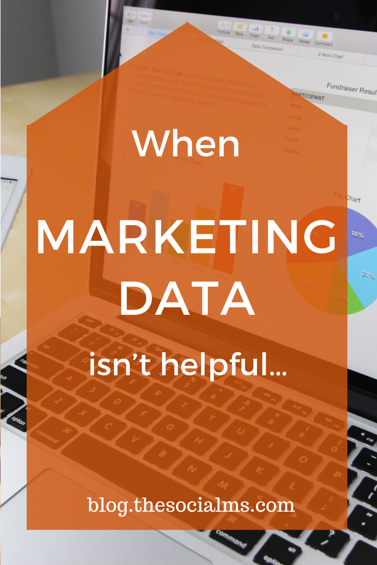 Marketing data is great... it can help you make the right business decisions. But if you aren't careful, it can also lead you the wrong way. #blogmetrics #bloganalytics #monitoring #marketingdata #marketingmetrics