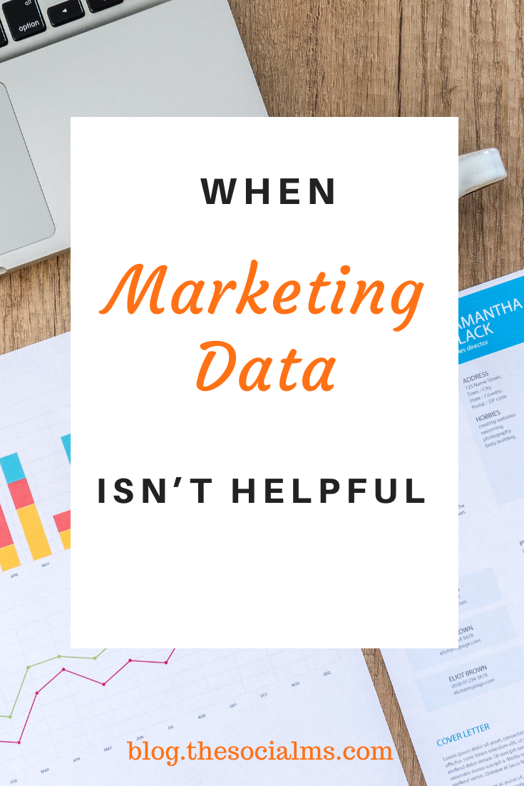 Marketing data is great... it can help you make the right business decisions. But if you aren't careful, it can also lead you the wrong way. #marketingdata monitoring #bloganalytics #marketingmetrics