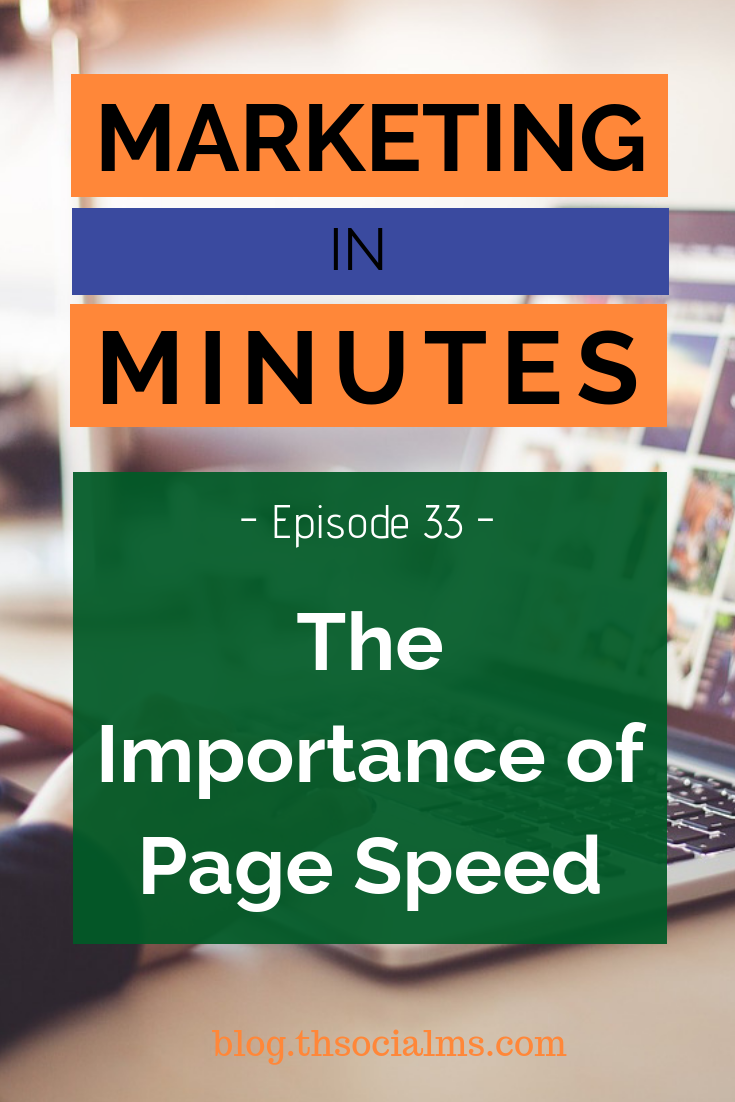 When your website doesn't load fast enough, you run into trouble... But why is page speed so important? And how can you make your WordPress blog run faster? #pagespeed #wordpress #seo #bloggingtips #bloggingforbeginners #bloggingsuccess #startablog #marketinginminutes