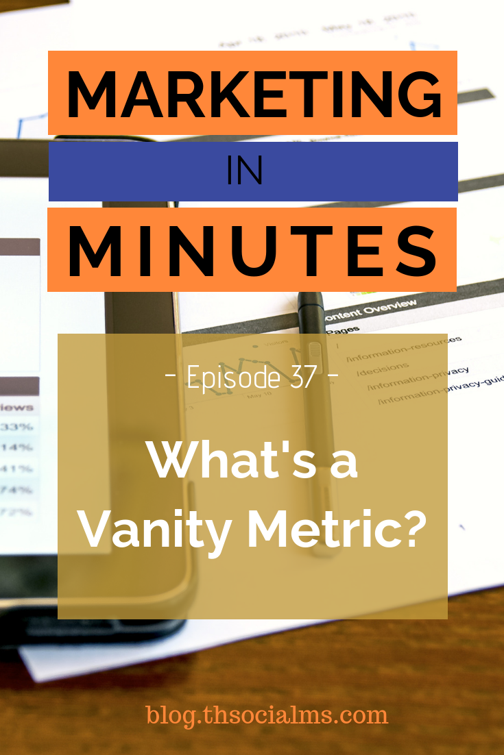 What's a vanity metric? In online marketing, data is important. But it's important to look at the right metrics - everything else is a vanity metric. analytics, online marketing data, monitoring, metrics #analytics #monitoring #marketingstrategy #digitalmarketing